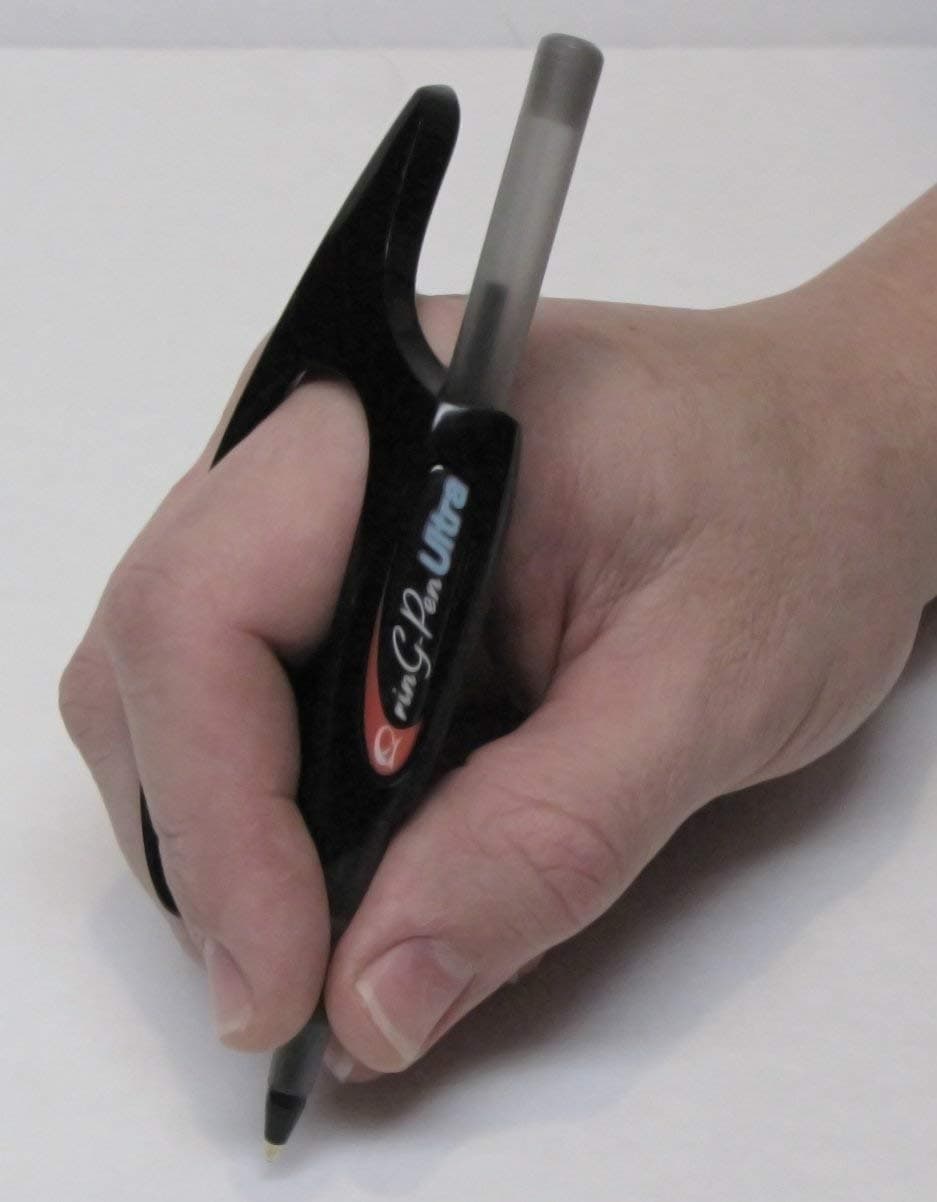 Grip Support for Writing and Art Tools (Large, Black)