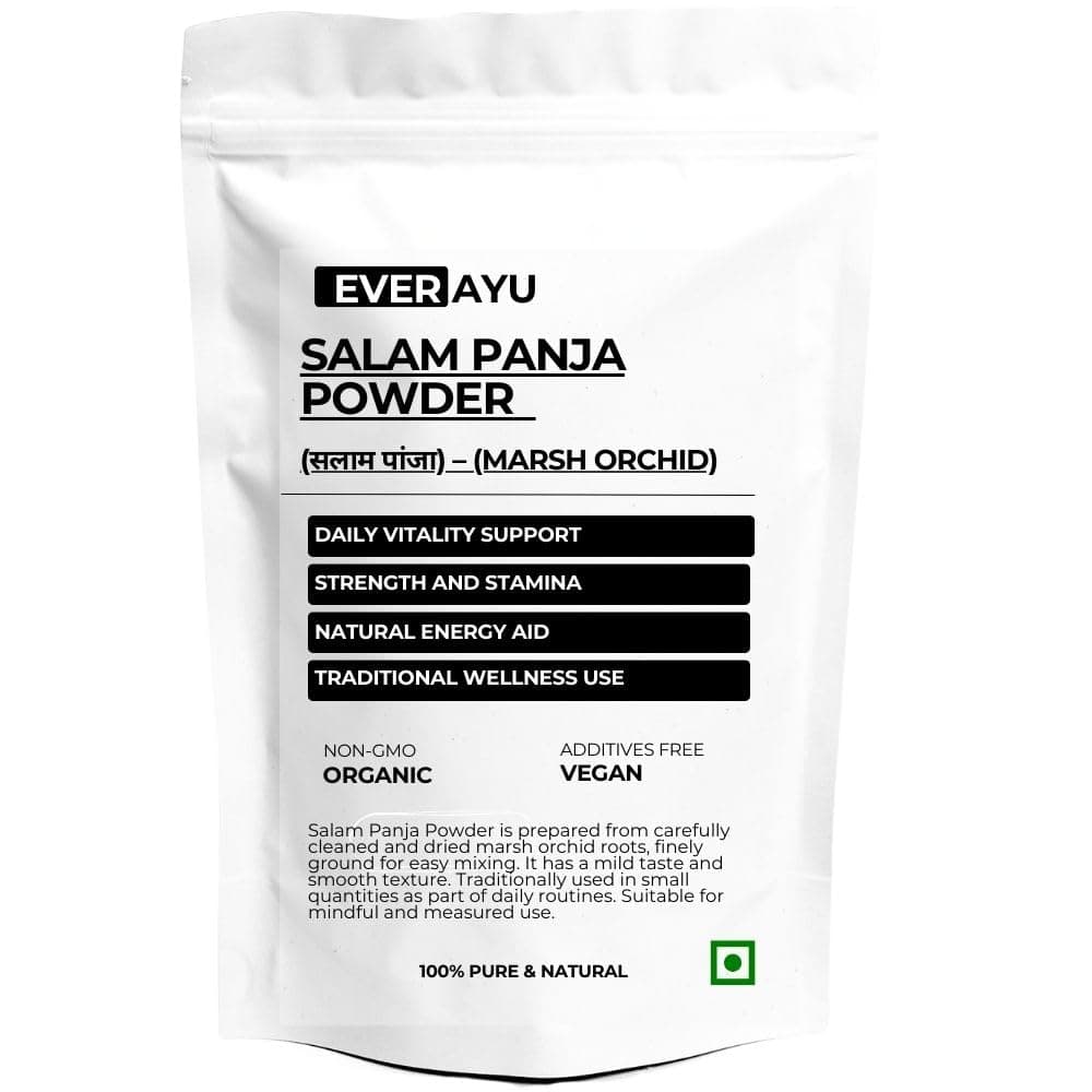 Salam Panja Powder/Salab Punja Powder/Salam Panja Churna/Marsh Orchid (100 Gms)