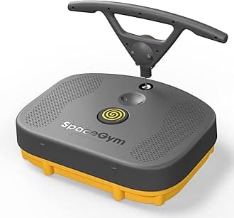 SpaceGym Workout Gym Equipment - Pro Level Flywheel Exercise Equipment for Home Use for Strength Training, Fat Burning, Toning - Lightweight, Compact, Portable, Includes Exercise Chart and Videos