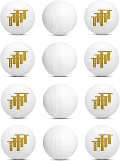 Troft Plastic Ball White Non Toxic (Pack of 12 | 80 Gm Per Ball)