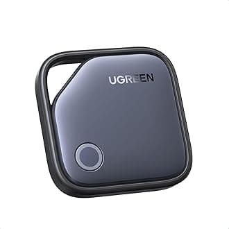 - UGREEN FineTrack Smart Finder, Bluetooth Tracker Tag, 2-Year Replaceable Battery, Compatible with Apple Find My (iOS only), 80dB Alarm Volume, Item Finder and Locator for Keys, Wallet, Luggage, Car