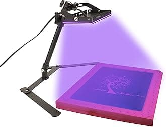30W LED Exposure Unit for Screen Printing, Dorhui UV Screen Printing Exposure Light and Light Stand for Screen Printing Kit Photo Emulsion Kit