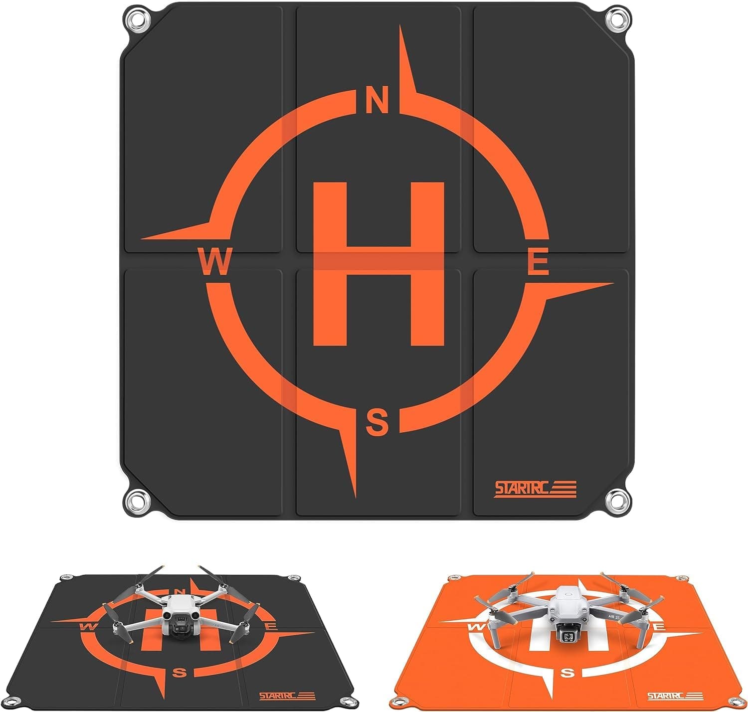 Drone Landing Pad,50cm(19") Fast Folding Portable Universal Landing Mat for DJI Air 2S /Mavic Mini 2 / Mavic Air 2 / Mavic 2 Pro/Zoom/FIMI X8SE/DJI FPV Drone