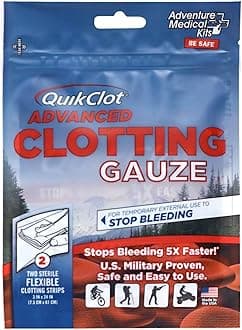 QuikClot Advanced Clotting Gauze, 3 Inch x 24 Inch, 0.085 Pound by QuikClot
