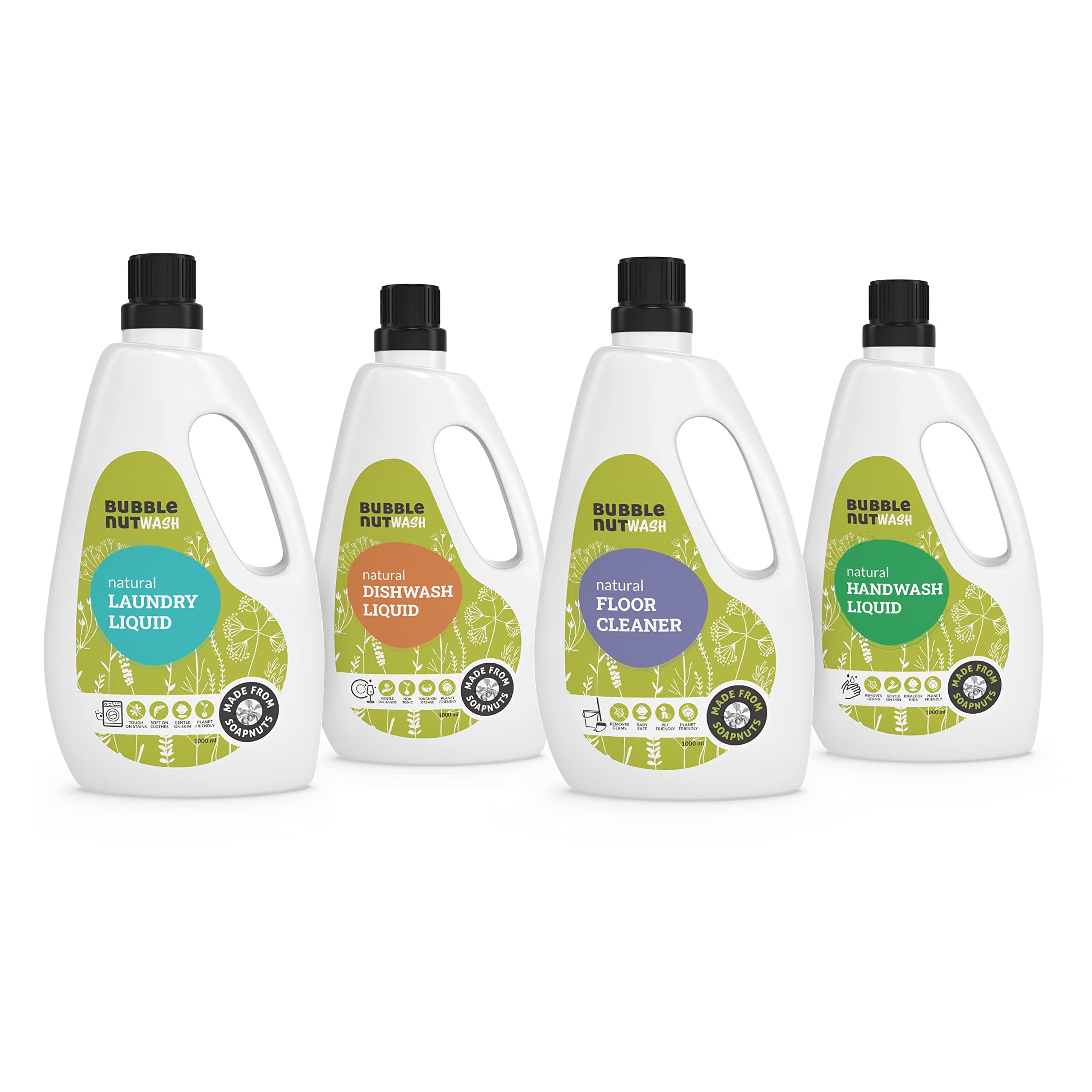 BubbleNut Wash Dishwash Liquid (Combo4)