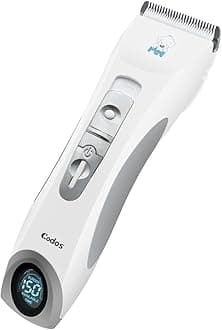 THE DDS STORE Unisex Codos Cp-9600 Professional Stainless Steel Lcd Screen Pet Dog/Cat Clipper Electrical Grooming Hair Trimmer Machine