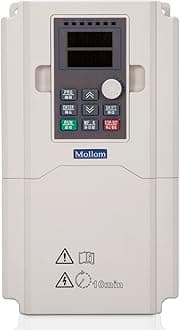 MOLLOM VFD 220V 7.5KW 32A 10HP Single or Three Phase Input to 3 Phase 0-3000 Hz Output Variable Frequency Drive Control Inverter for Spindle Motor CNC Speed Control