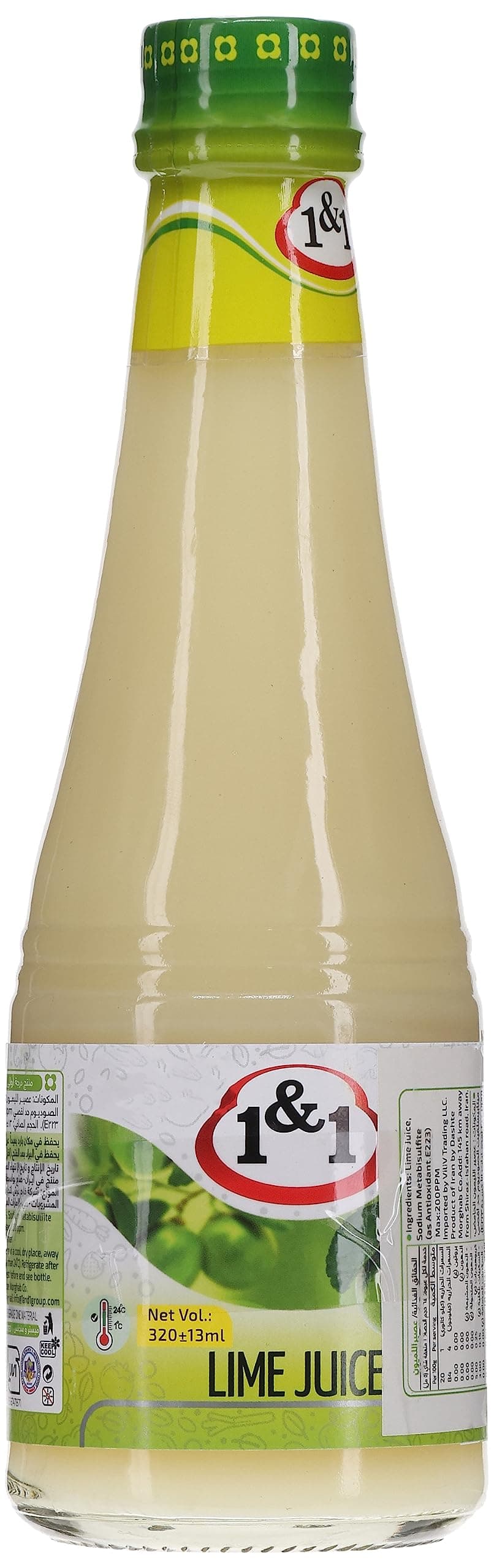 1&1 Lime Juice 320 ml