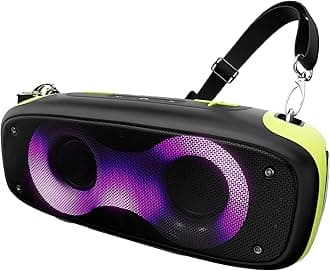 ZEBRONICS Sound Feast 700 70W Output, Portable Wireless Speaker with Bluetooth 5.1, TWS, 13h Backup, USB, mSD, AUX, Detachable Carry Strap & RGB Lights