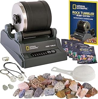 National Geographic Hobby Rock Tumbler Kit NGHOBBYTUMBLER
